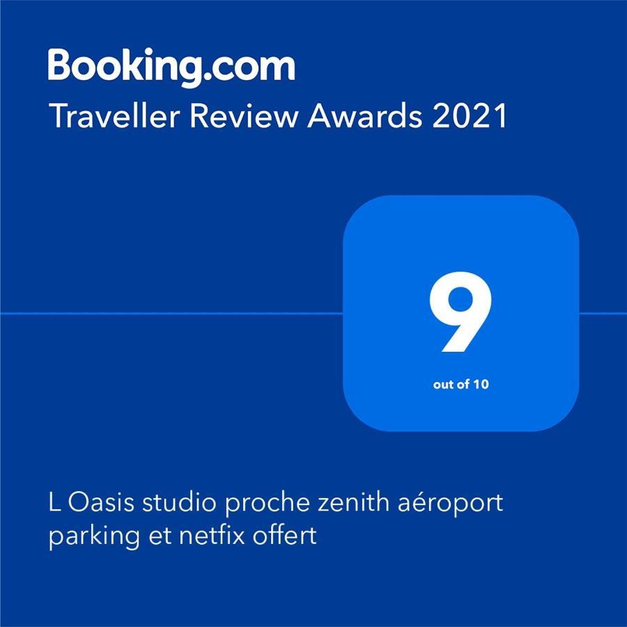 L Oasis studio proche hôpital et aéroport Piscine Parking &Netflix Tolosa Esterno foto