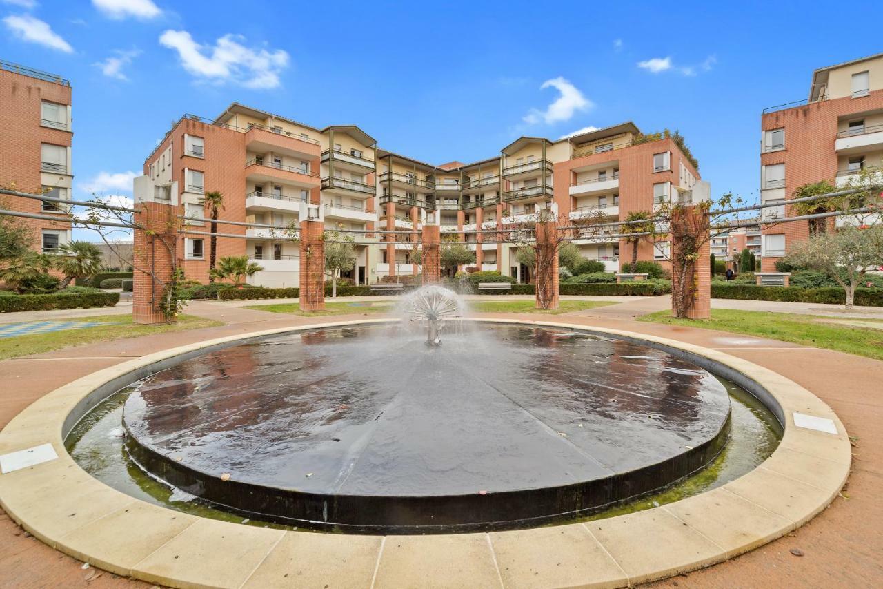 L Oasis studio proche hôpital et aéroport Piscine Parking &Netflix Tolosa Esterno foto